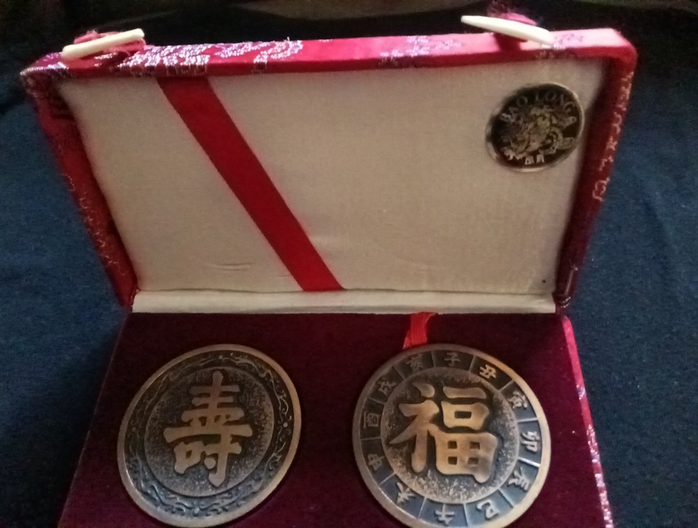 Two China Bronze Medallions
