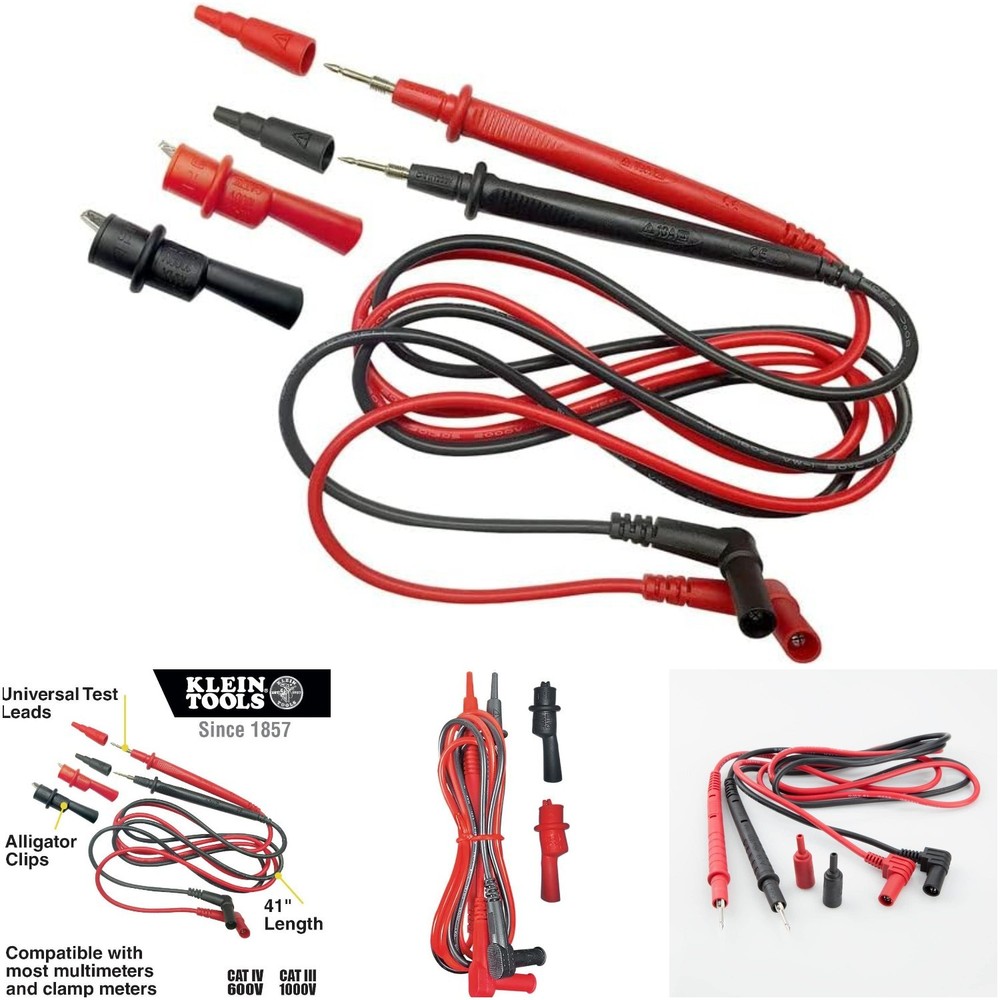 Replacement Test Lead Set Right Angle 69410 20ft Electrical Testing Kit