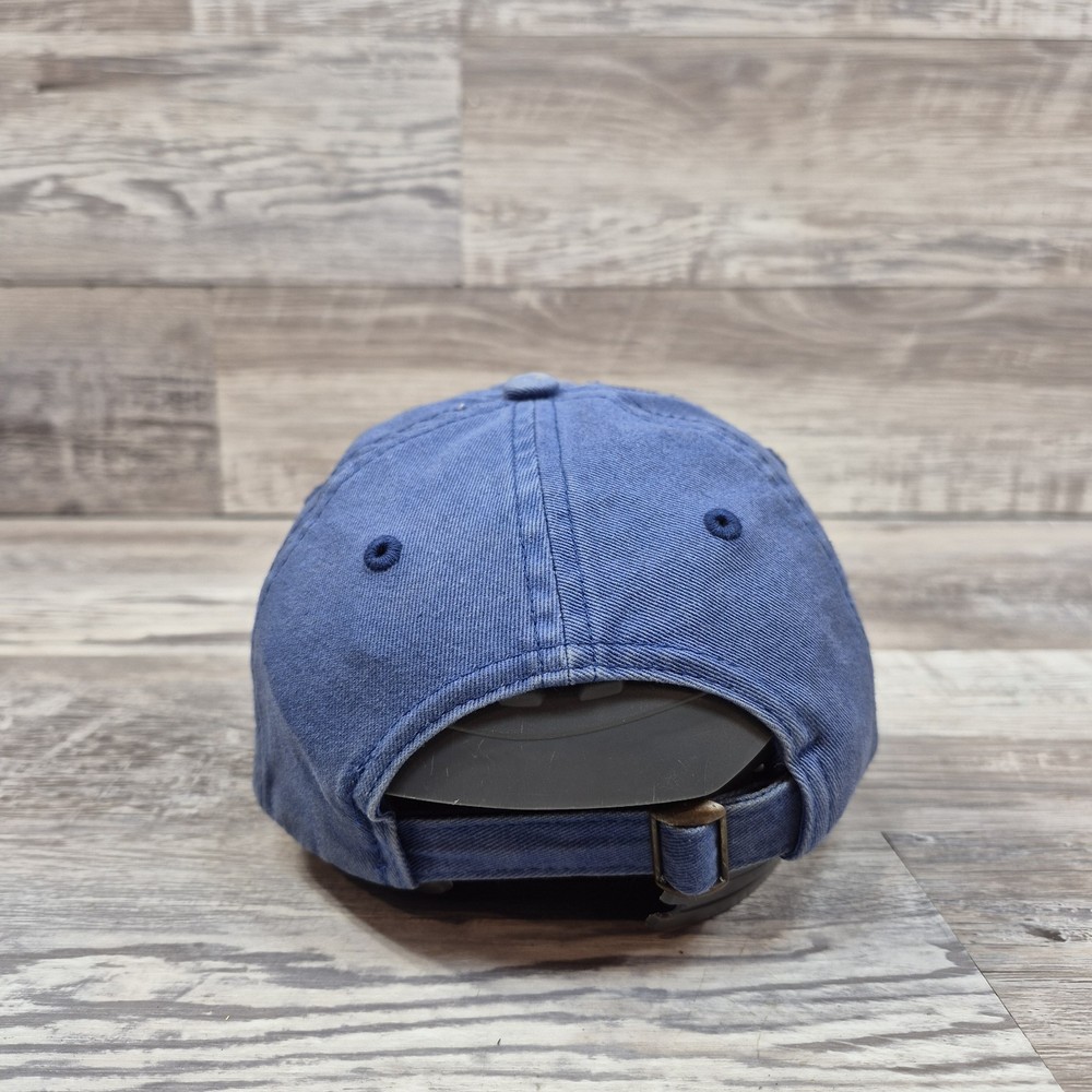 Initial L Blank Blue Hat Cap Youth Boys Adjustable Strapback