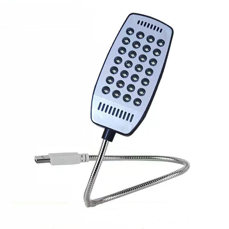 2PCS Bright Flexible Mini 28LED USB Light Computer Lamp Laptop PC Desk Reading
