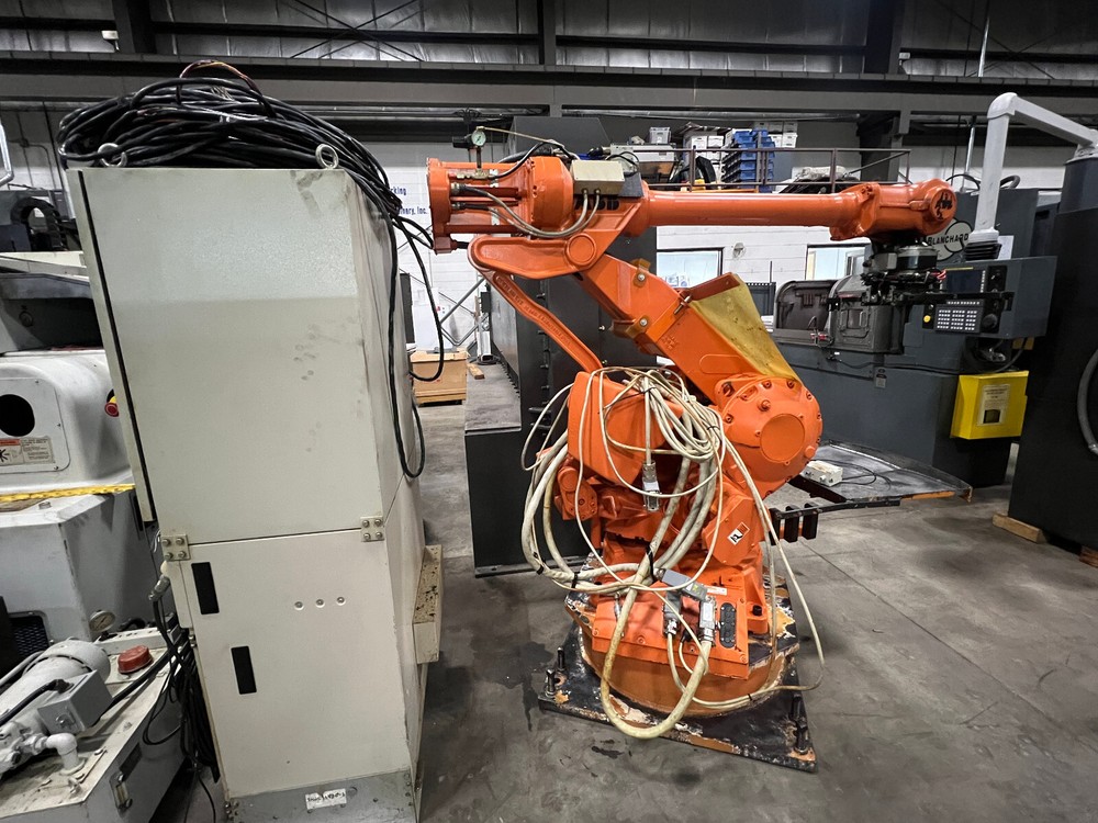 ABB 4400 PAYLOAD ROBOT WITH M99 CONTROL, PENDANT, 2000