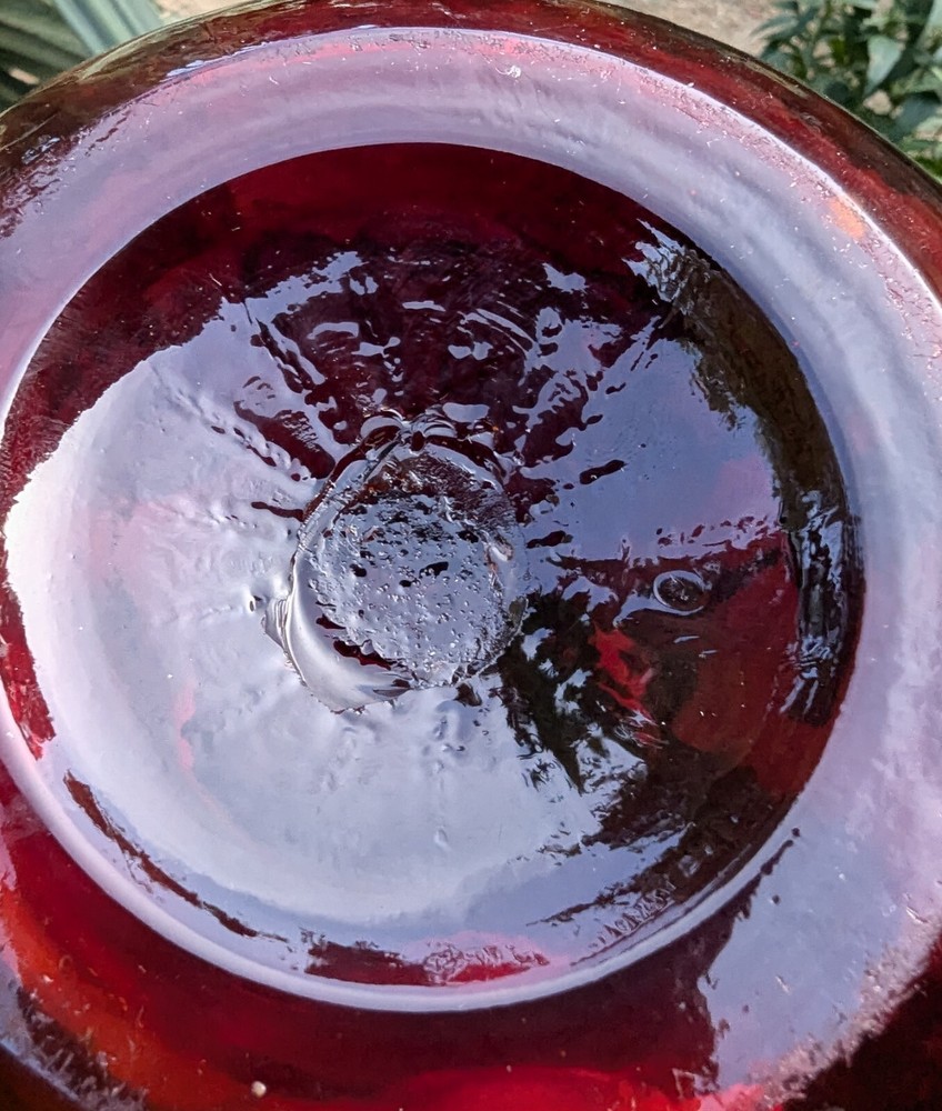 Hand Made Amberina Pitcher