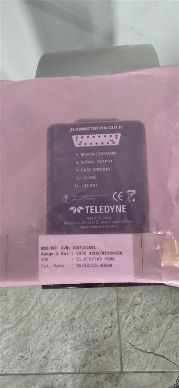 Teledyne HFM-300 Mass Flow Meter Controller 2000 SCCM/AIR