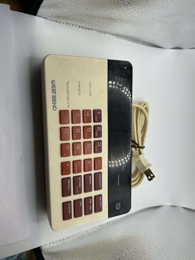 Vintage West Bend Kitchen Controller Mult-function Advanced Appliance - 40003