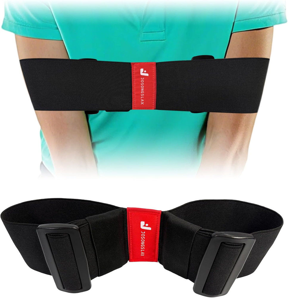 Golf Swing Trainer Aid, Adjustable Elastic Swing Correcting Arm Band, Golf Pract
