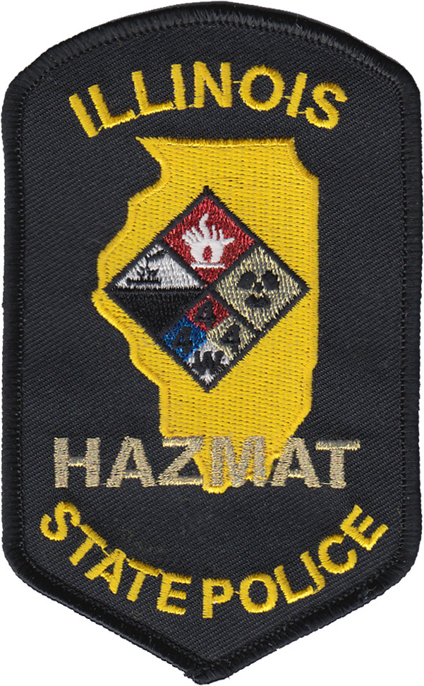 ILLINOIS STATE POLICE SHOULDER PATCH: Hazmat