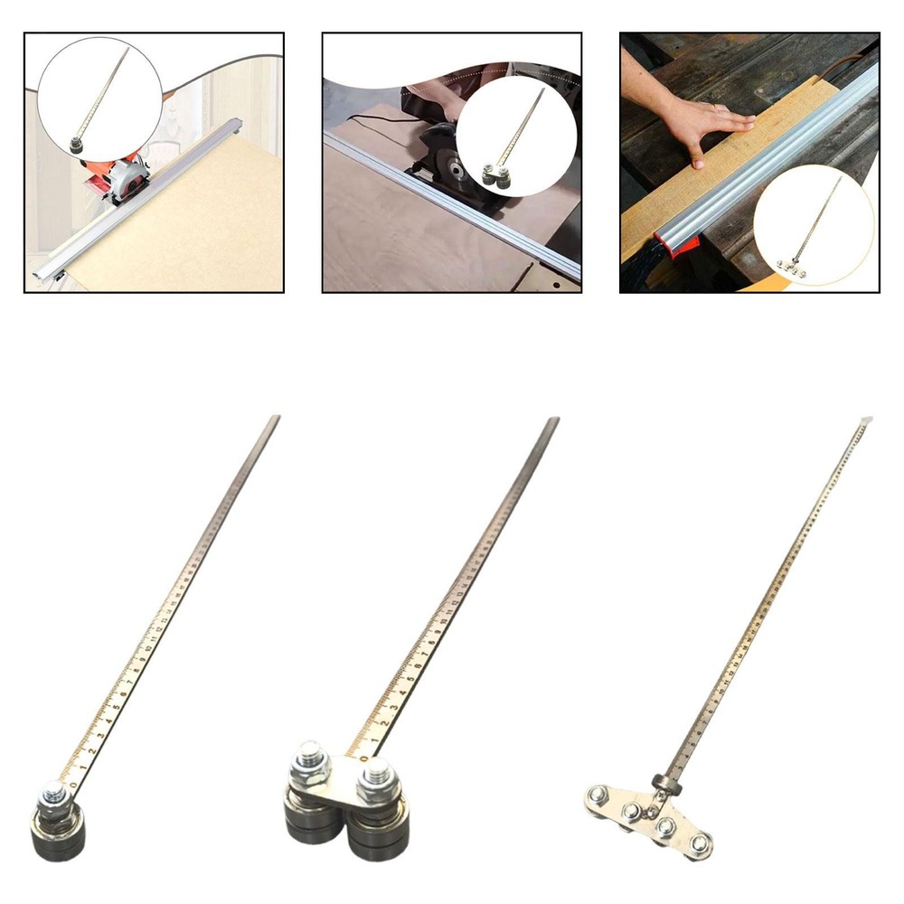 Positioning Slide for Circular Saws, Adjustable Guide Rail, Durable Premium
