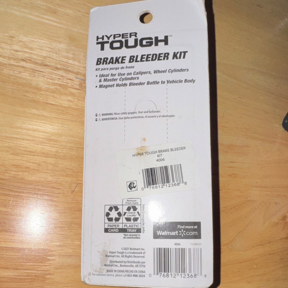 Hyper Tough Brake Bleeder Kit