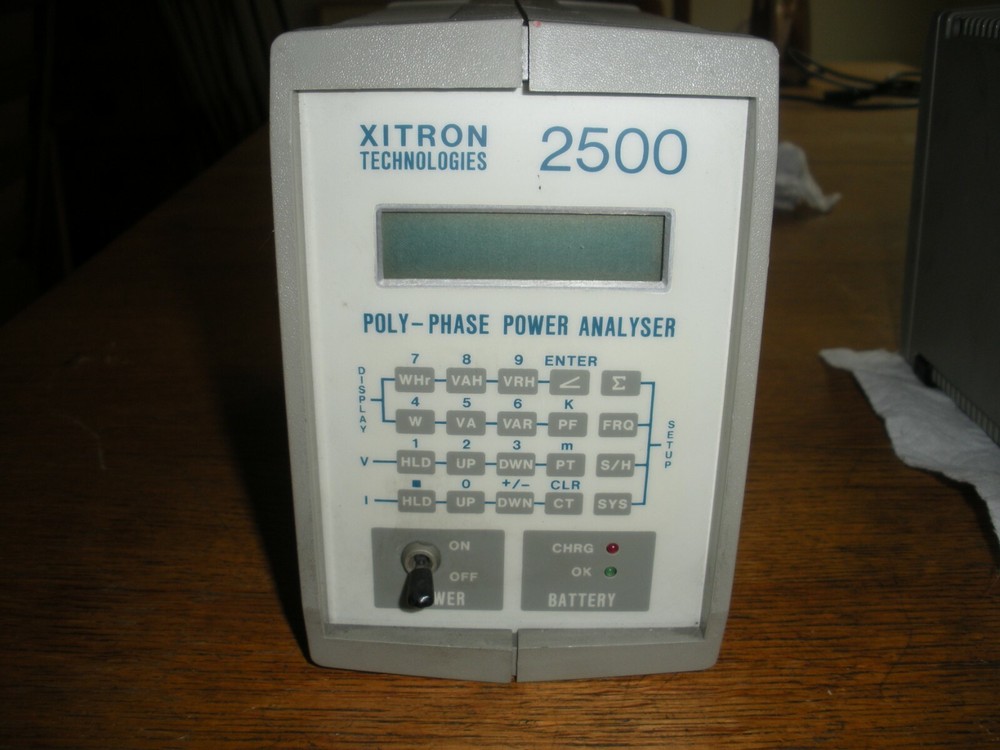 XITRON 2500+1E POLY-PHASE POWER ANALYSER 2500 ANALYZER