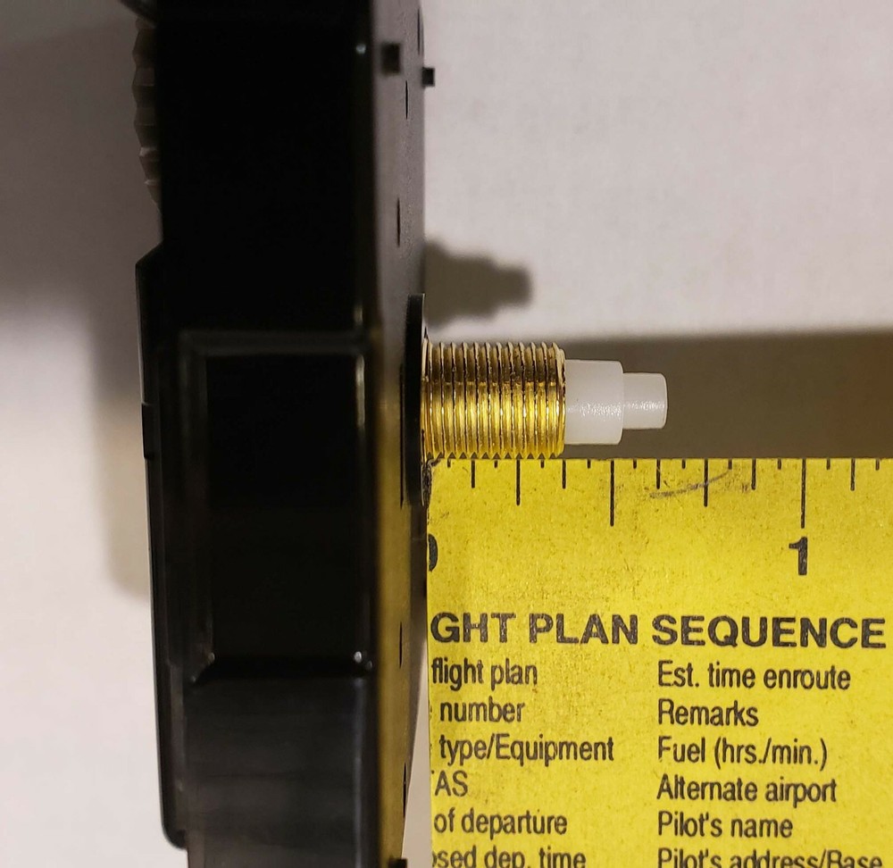 Quartz Clock Movement For 19" Double Neon Clock Push On Hands, Sweep Second