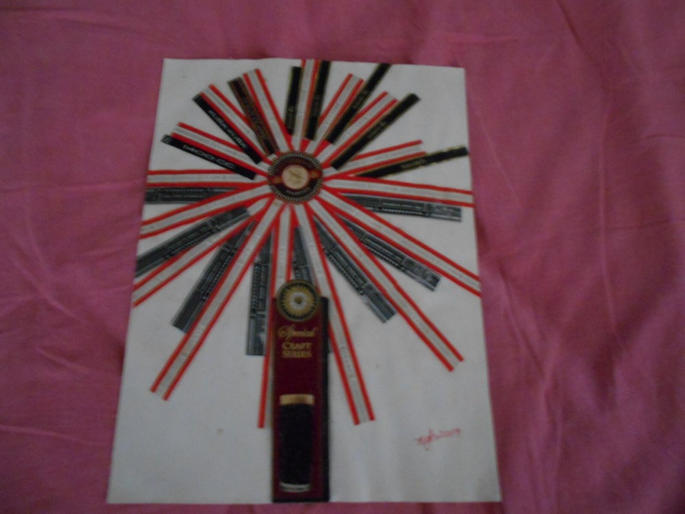 Art original collage- Sparks in Ecuador