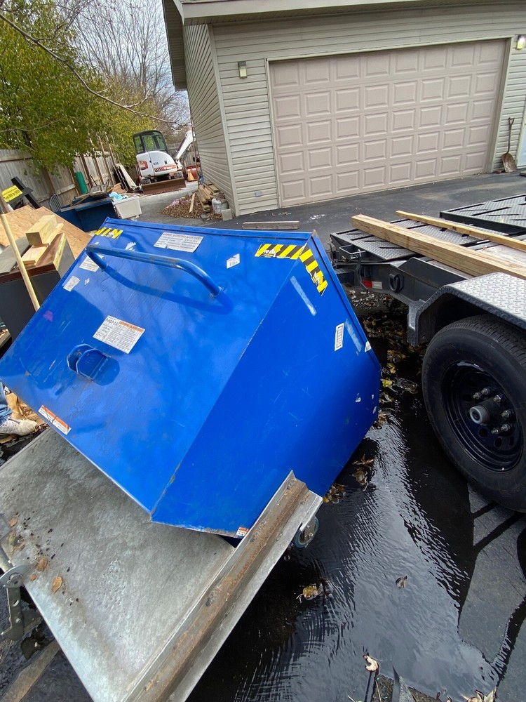 Steel Self-Dumping Forklift Hopper