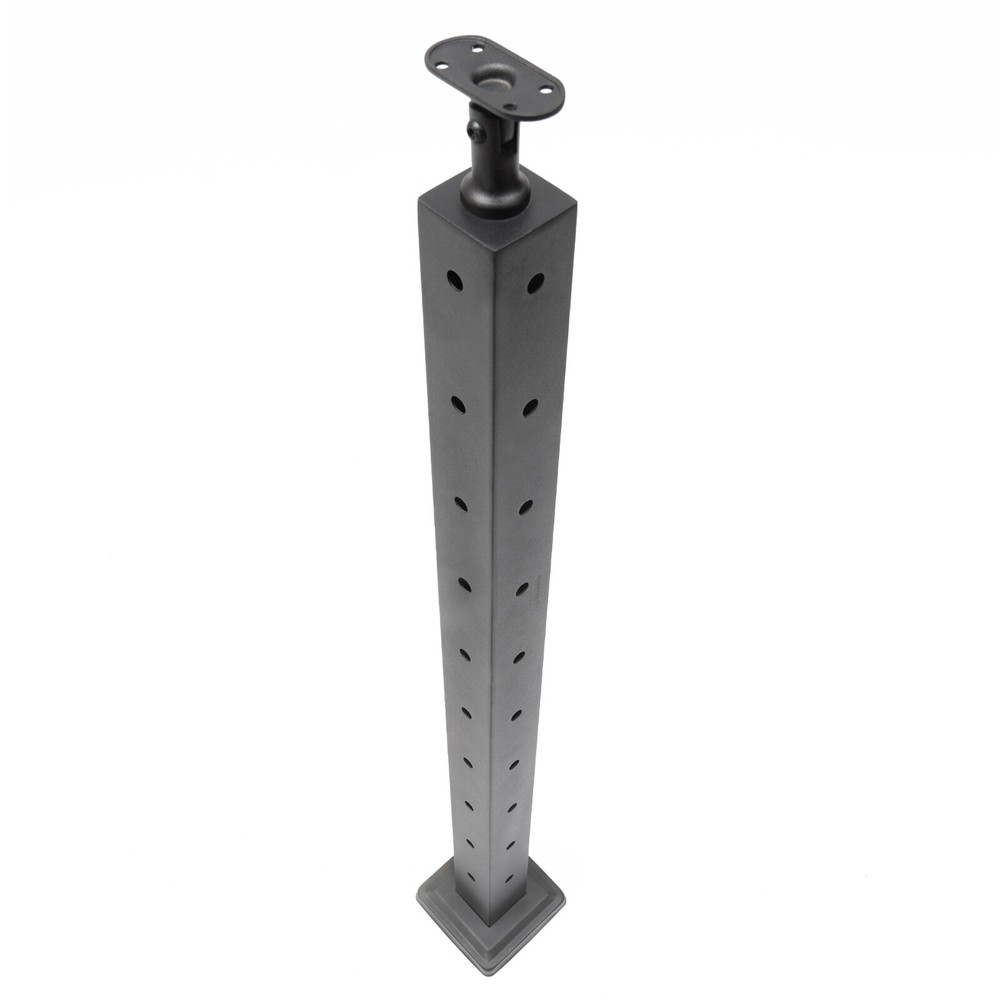 Cable Railing Post Corner Post 36''x2''x2'' Stainless Steel Pre-drilled T Posts