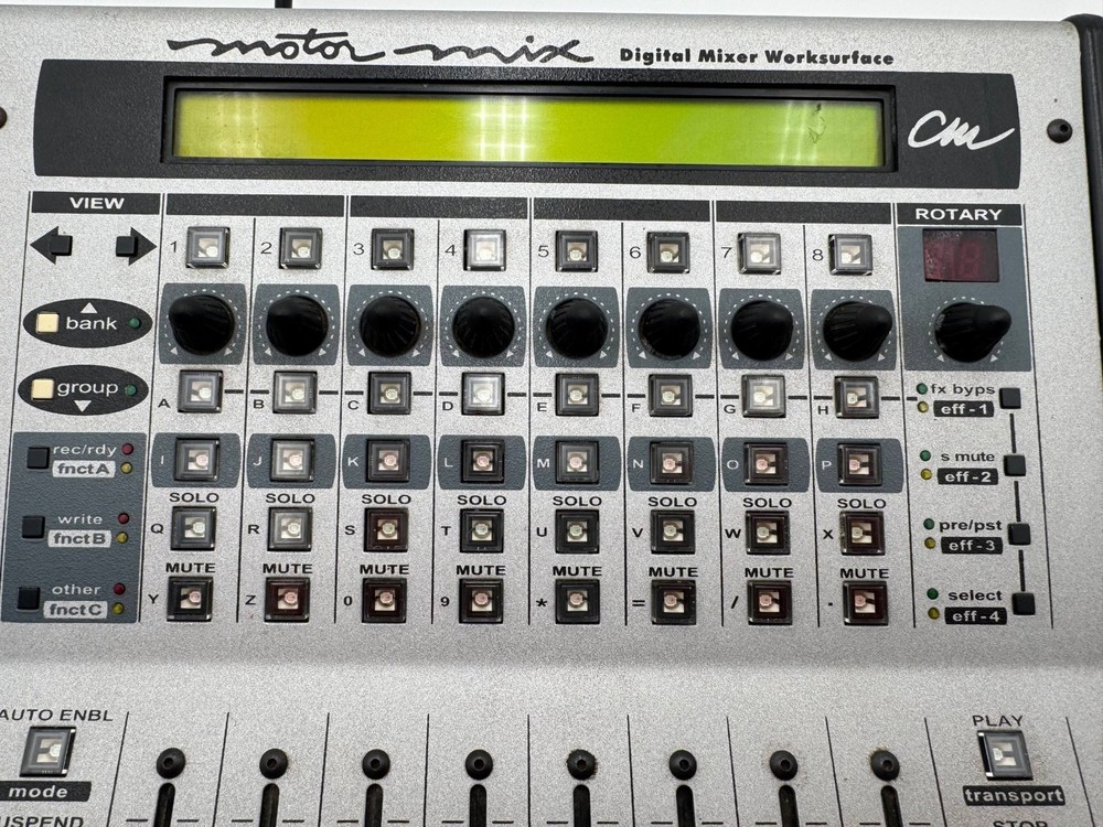 CM Labs Motor Mix Digital Mixer Worksurface Midi Audio Controller - POWERS ON
