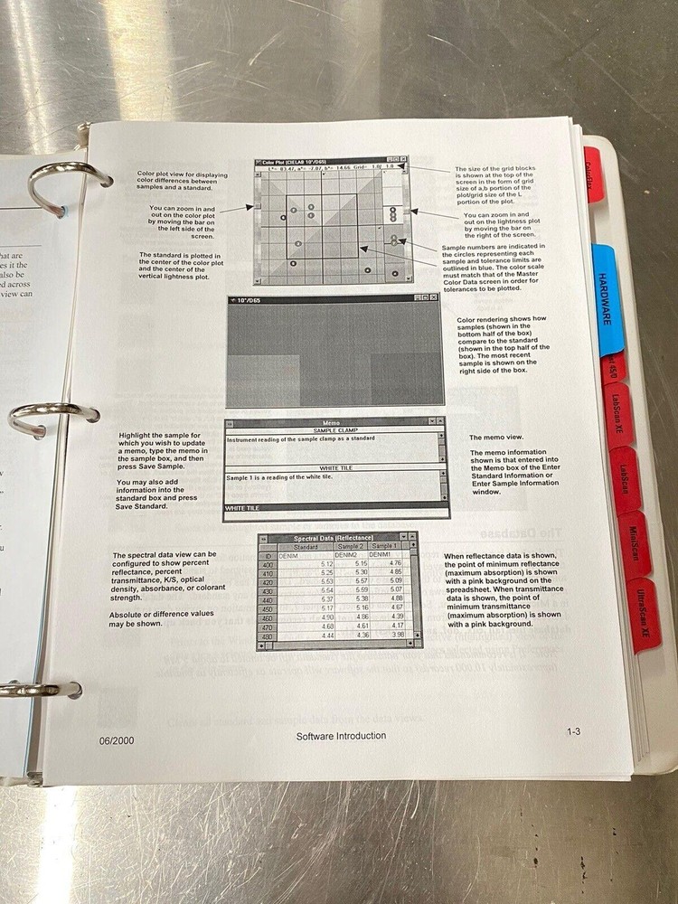 HunterLab Universal Software 3.8 - Users Guide / Instruction Book / Manual