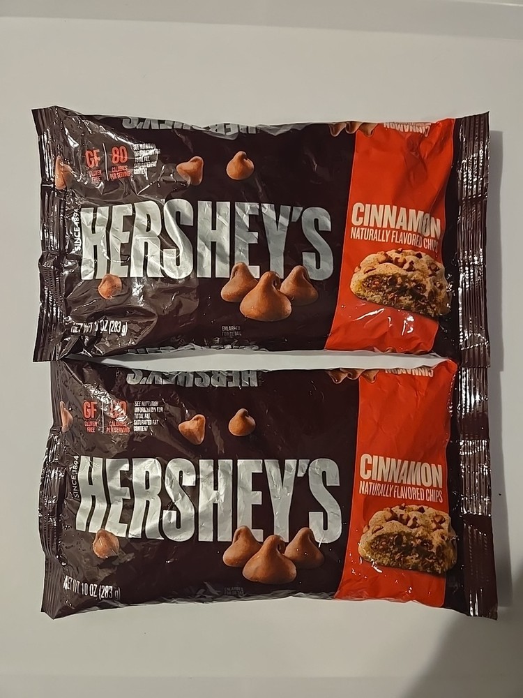 Hershey Cinnamon Baking Chips BUNDLE x2 10 oz Bags Gluten Free