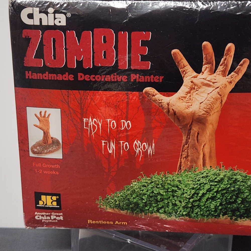 Chia Zombie HandmDe Decorative Restless Arm Planter