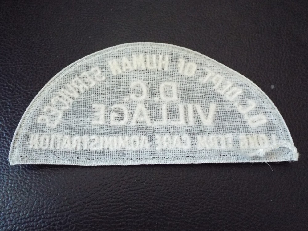 D.C. VILLAGE Long Term Nursing Care Administration Patch Washington/Baltimore MD