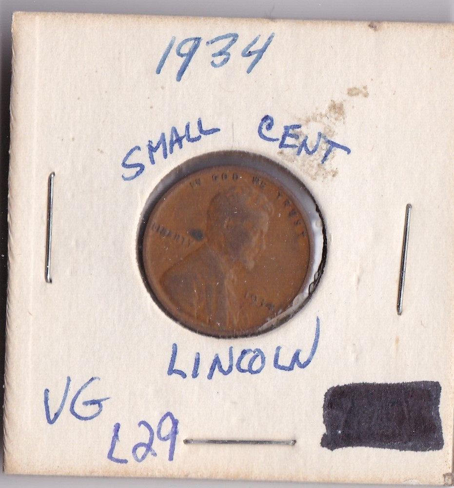 1934 Lincoln Cent L29