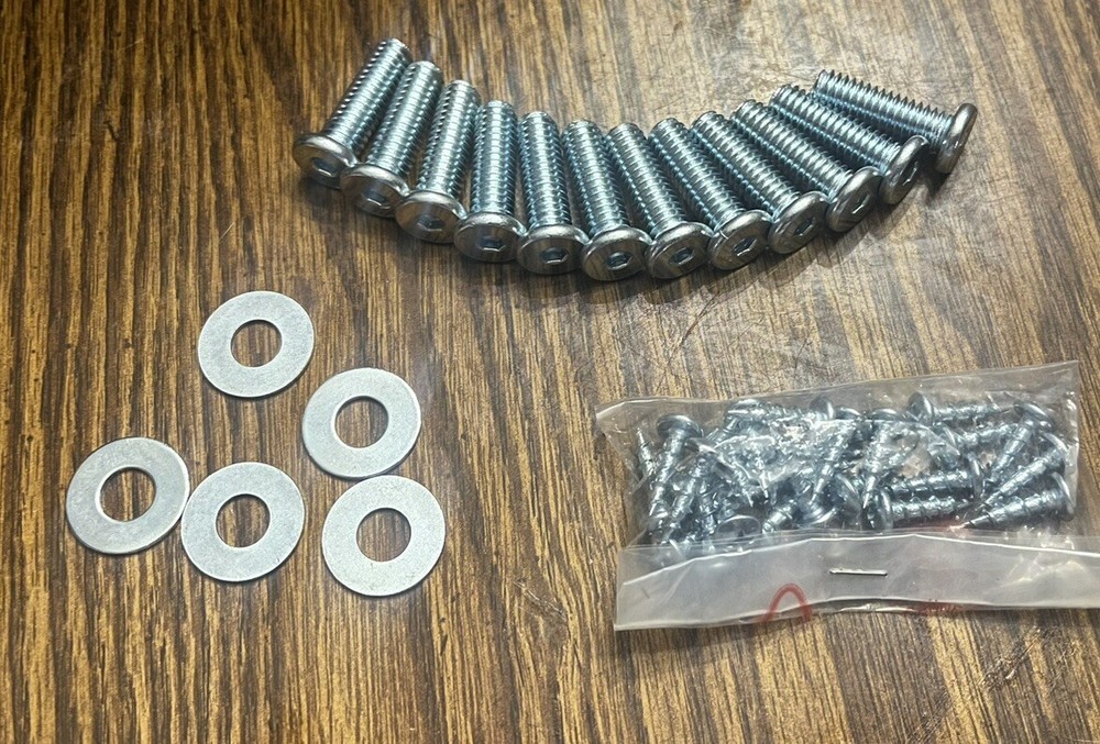 Set of 6 PU Leather Billiard Pool Table Pockets. Replacement Web Drop Bag Set