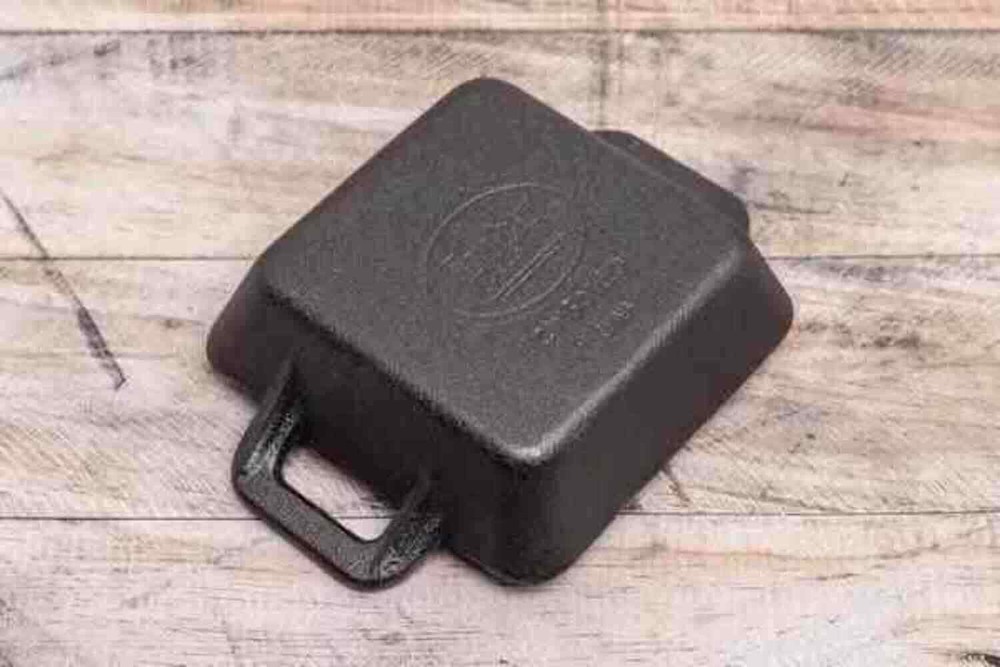 TableCraft 12oz Cast Iron Mini Square Server