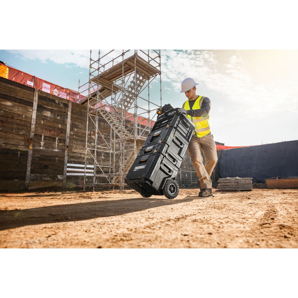 ToughBuilt StackTech Tool Crate with Auto-Locking Interface & Large Capacity