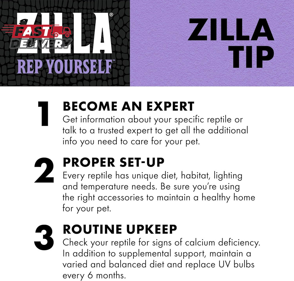 Zilla Calcium Supplement Spray 8 Oz.