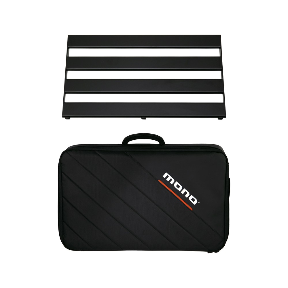 Mono Pedalboard Rail Medium + Stealth Pro Accessory Case, Black