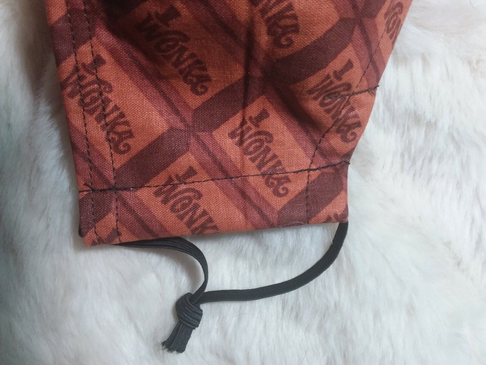 Chocolate Cotton face masks with nose wire Medium