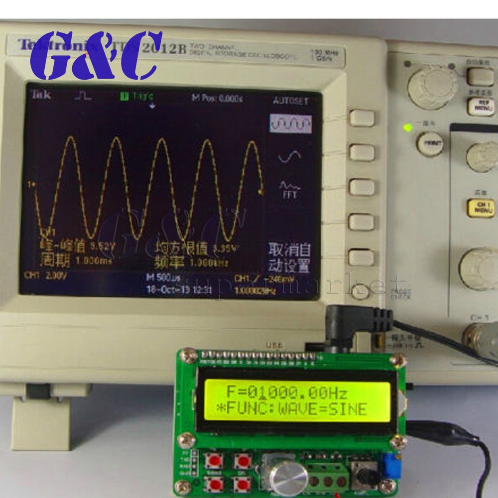 0.01Hz-5KHz DDS Function Signal Generator Module Custom Waveform Good quality