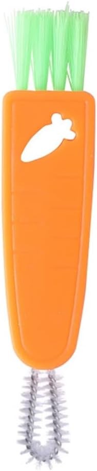 Multi Functional Cup lid Brush | Bottle Cup Cleaning Brush Three in one