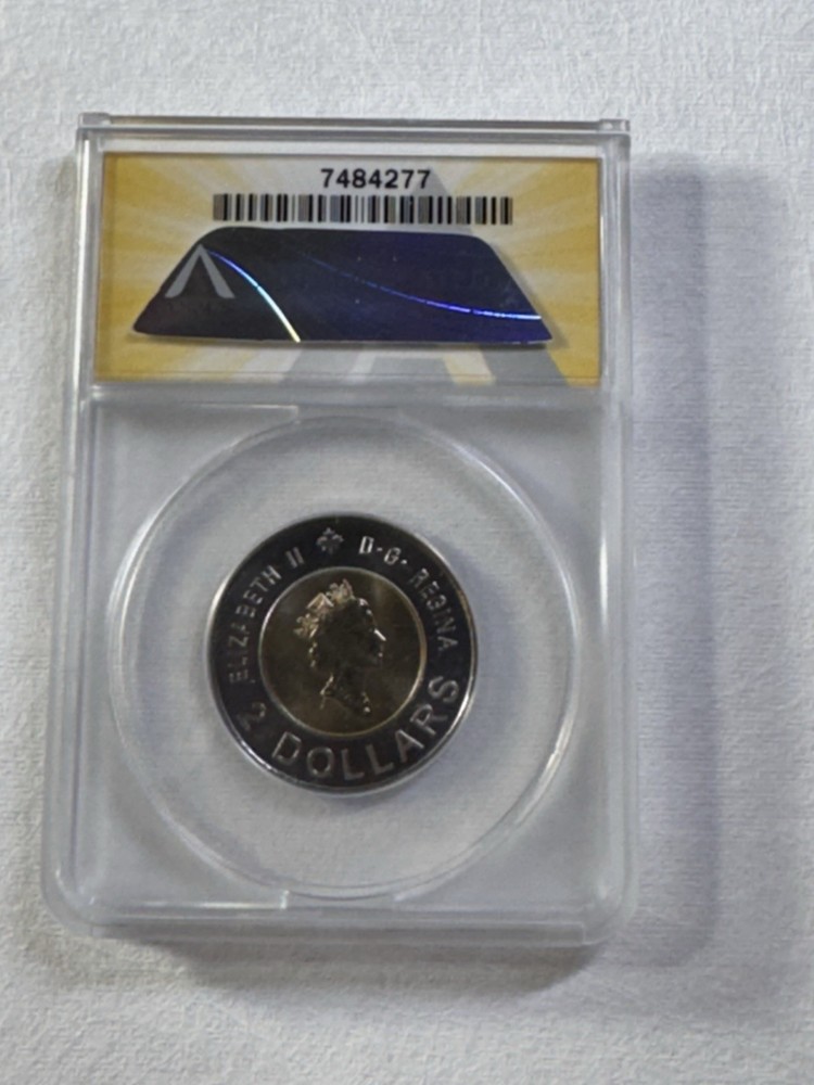2000 Canada 2 Dollar Knowledge Specimen Graded SP 69 by ANACS