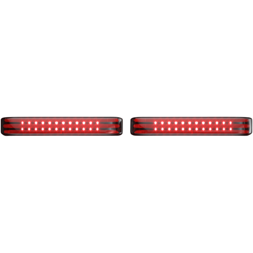 Custom Dynamics Saddlebag LED Lights, Sequential, Black/Smoke | PB-SBSEQ-BCM-BS