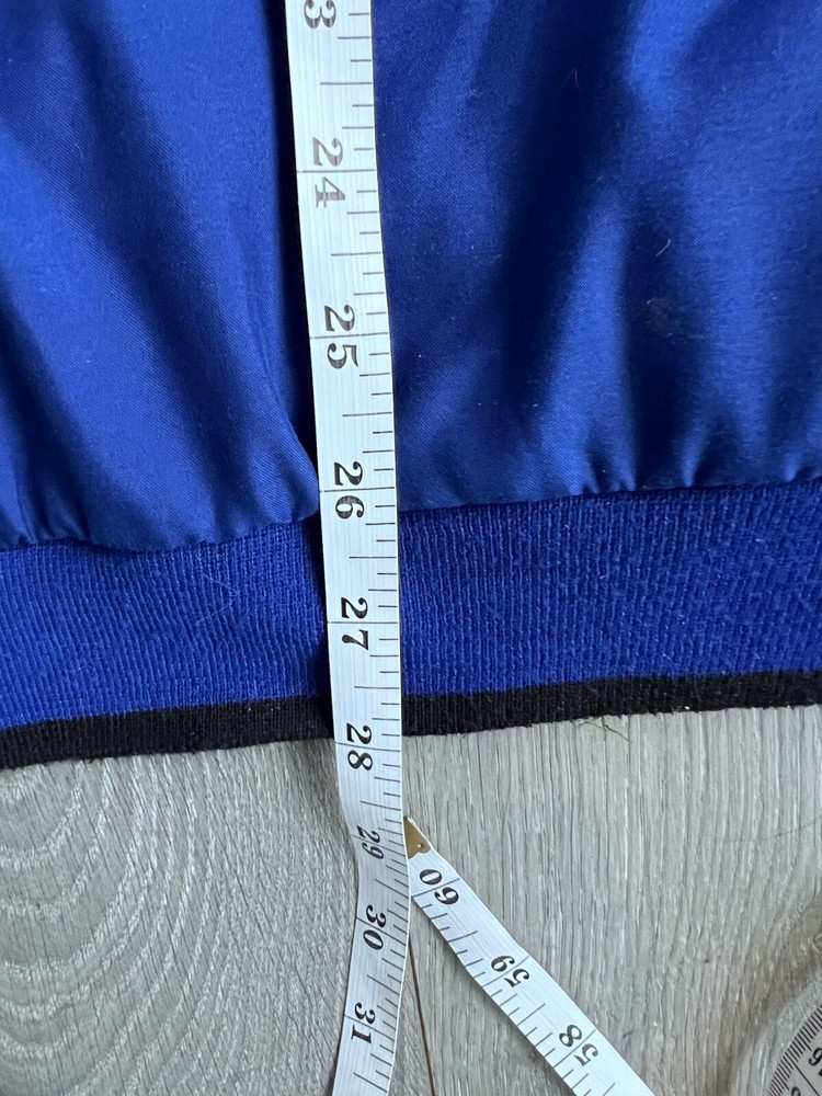 Vintage Eddie Bauer EBTEK Pullover Golf Jacket Size M Blue