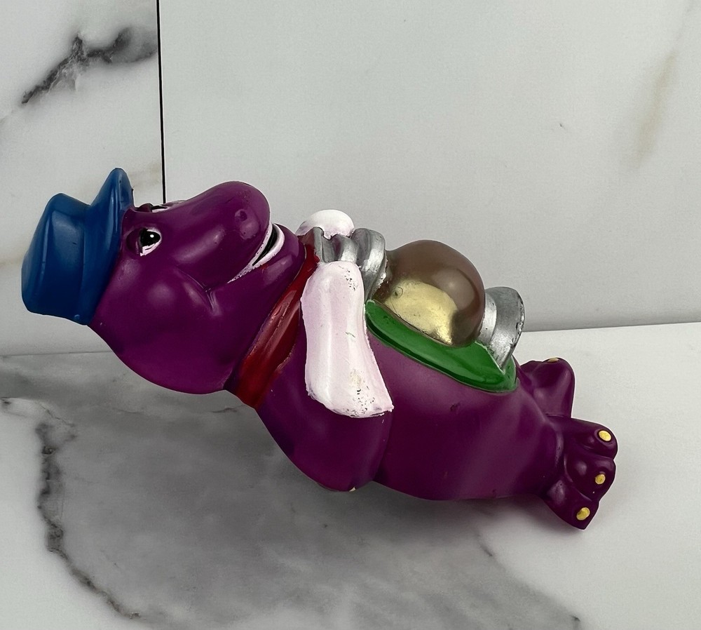 VTG Barney Night Light LITE 1992 Lyons Group WORKS