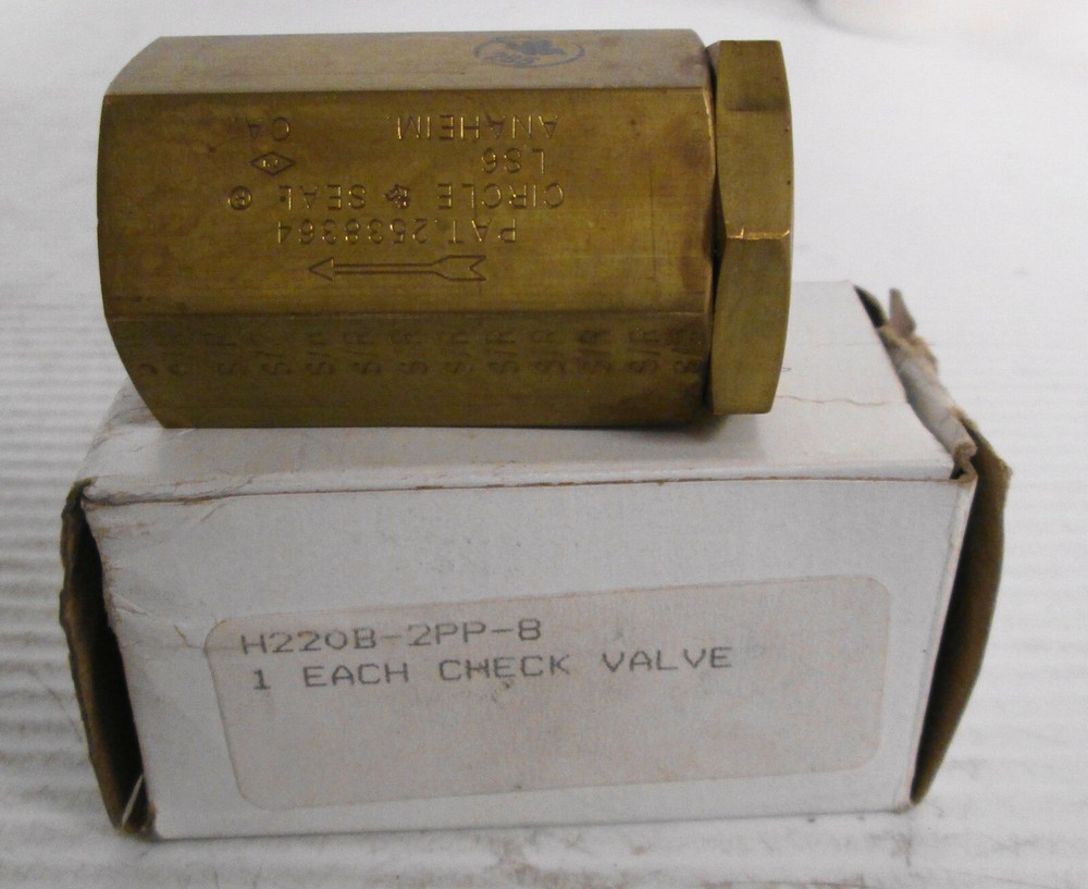 Circle Seal H220B-2PP-8 Check Valve 5000PSI