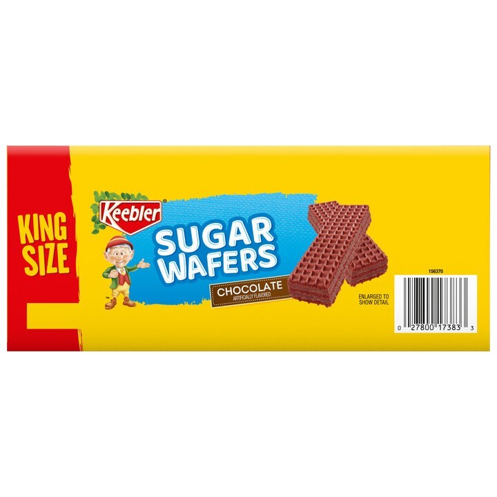 Keebler King Size Chocolate Sugar Wafers Value Pack Bundle, 4.4 OZ, 9 PACK