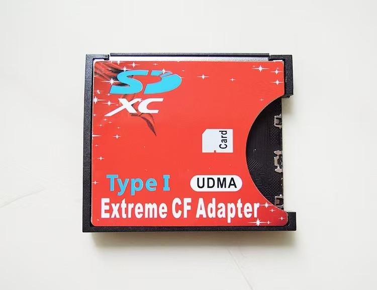 SD SDHC SDXC to CF Type I Compact Flash Memory Card Extreme Adapter Reader