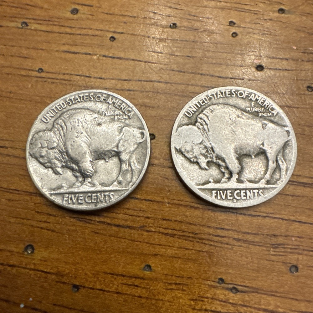 1936 & 19?? Buffalo Nickels (2)