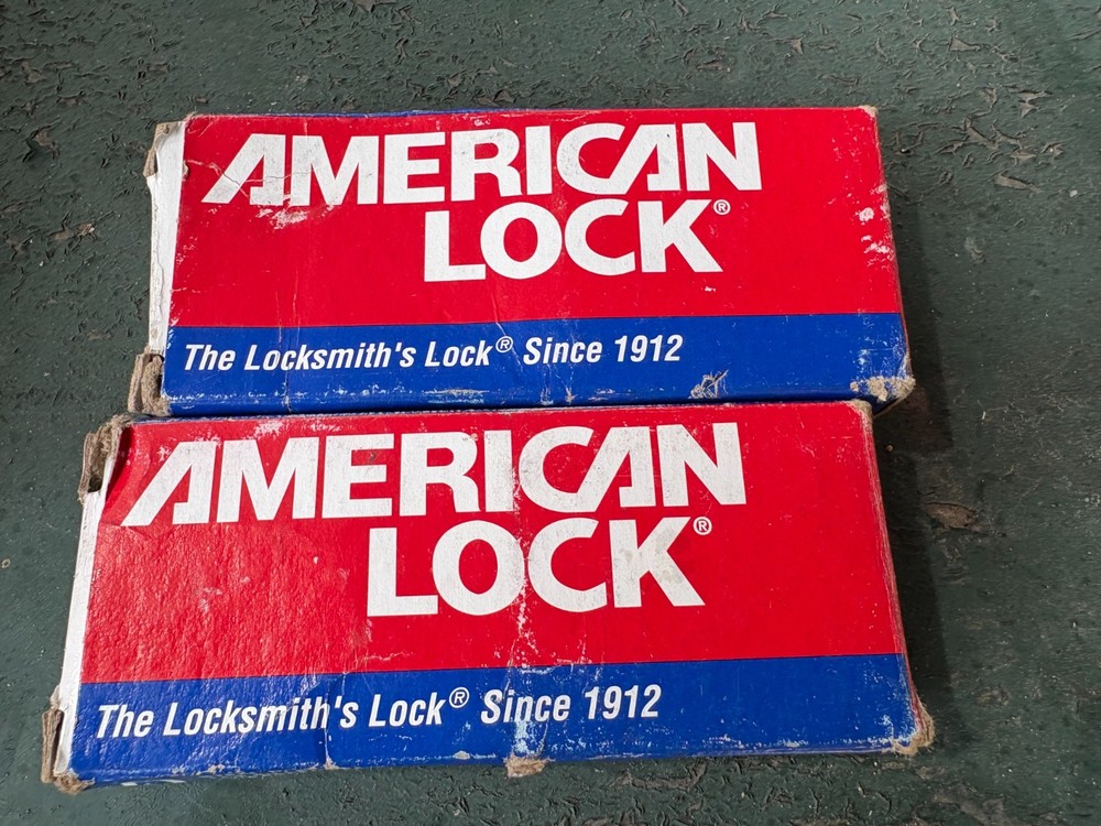American Lock A7201 Padlock, Keys included, Long Shackle, Rectangular Steel (2)