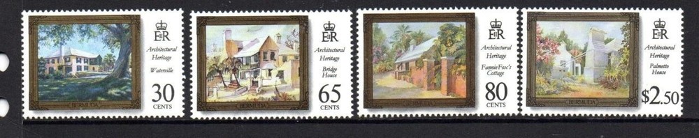 BERMUDA MNH 1996 SG766-769 ARCHITECTURAL HERITAGE