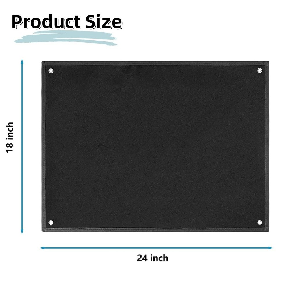 Tactical Board Patch Organizer Holder Display 24'' x 18 '', Morale Patch Hang...