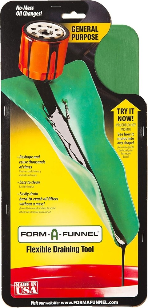 Versatile 6.75" Green Rubber Funnel by Formafunnel - Customized for Every Pour