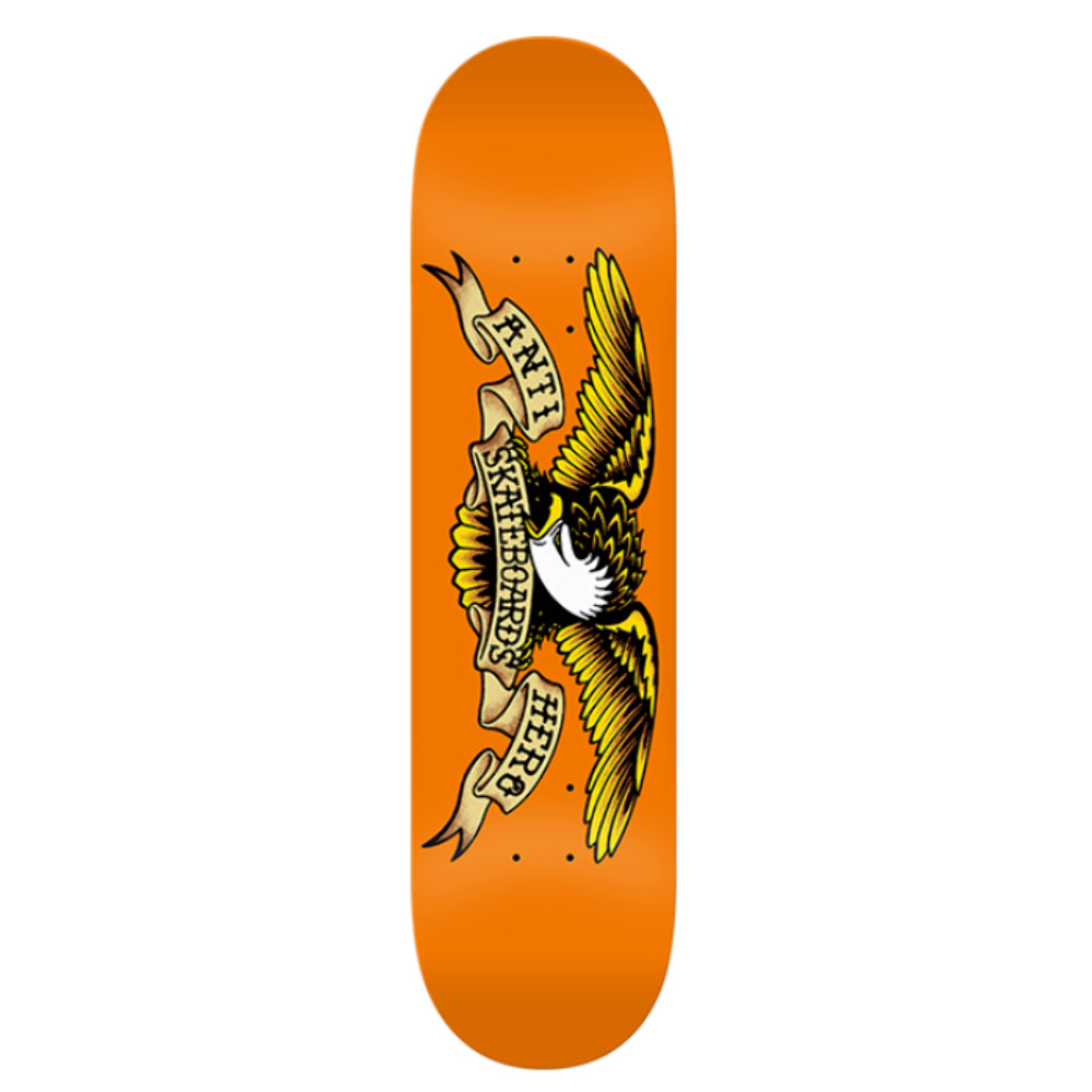 Antihero Skateboard Deck Classic Eagle Orange 9.0