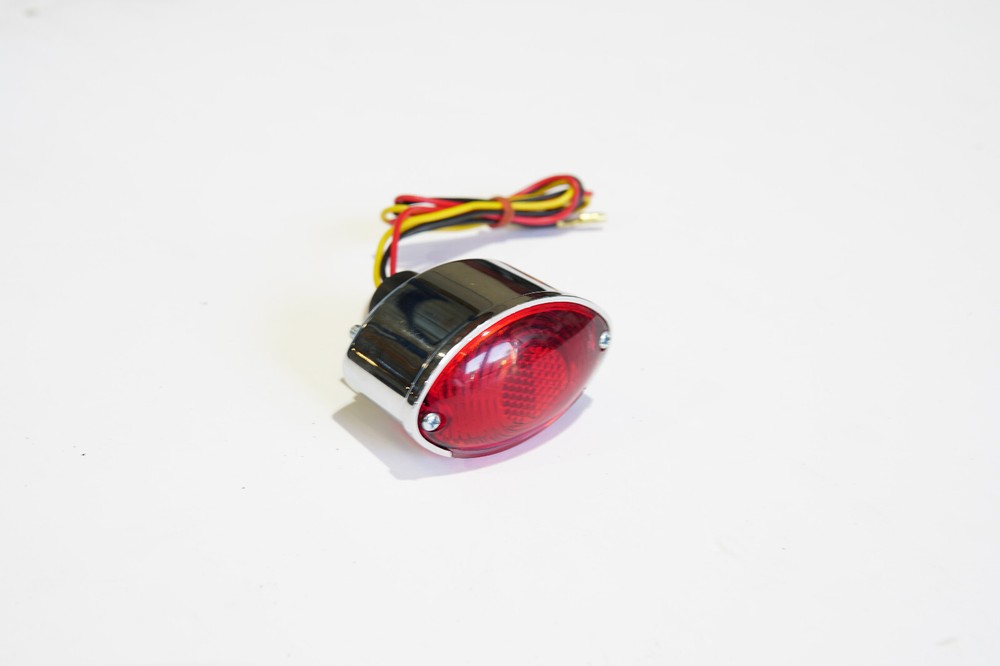 Mini Cateye Taillight Chrome