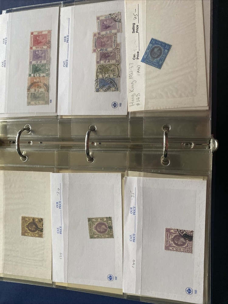 hong kong stamp collection
