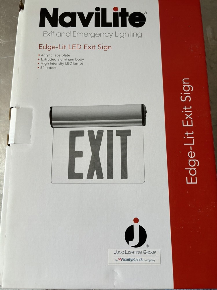 Juno Lighting Navilite GREEN Exit Sign NXESBA2GWH
