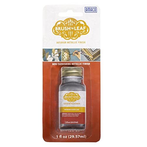 AMACO Brush N Leaf - Silver Leaf 1oz Bottle