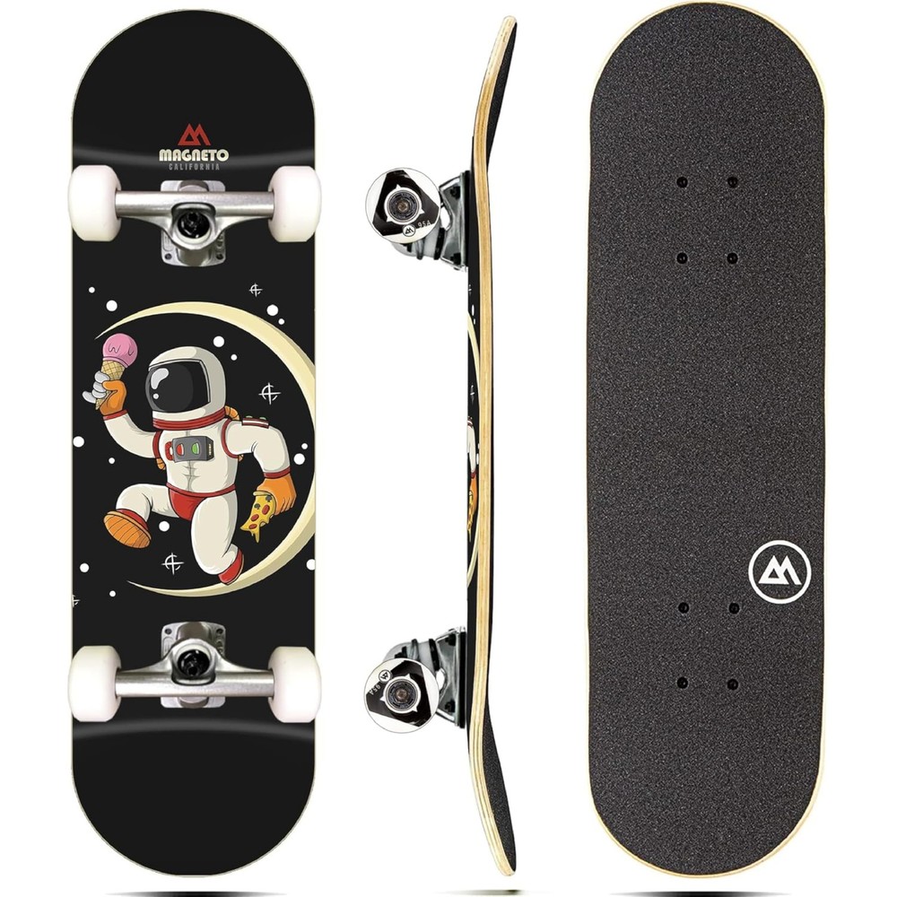 Magneto Complete Cruiser Starter Skateboard Astronaut