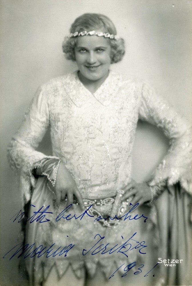 Maria JERITZA (Opera): Original Signed Setzer Photograph